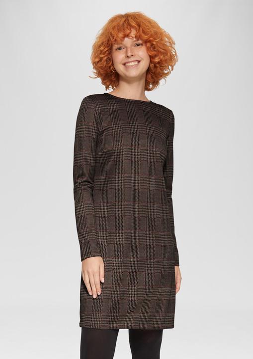Actual product image S.Oliver Kleid Kurzes gemustertes Kleid aus Interlockjersey (XS)