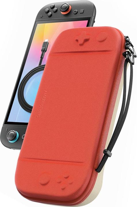 Amazingthing PlayShield EDC-Schutzhülle für Nintendo Switch 2, Rot (Switch 2)