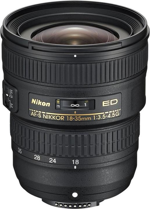 Nikon AF-S Nikkor 18-35mm f/3.5-4.5 G ED - (EU) (Nikon F, Plein format)