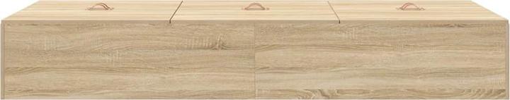 Produktbild vidaXL Bettgestell mit Stauraum Sonoma Eiche 120x200 cm (120 x 200 cm)