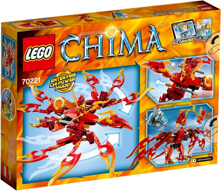 Actual product image LEGO Chima Flinx's Ultimate Phoenix (70221)