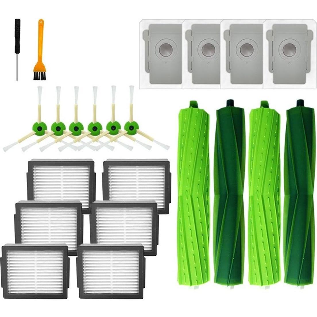König Design 22 Ersatzteile Set für iRobot Roomba I7 / J7 / E5 / E6 / I3 Robot Staubsauger, Staubsauger Roboter Zubehör