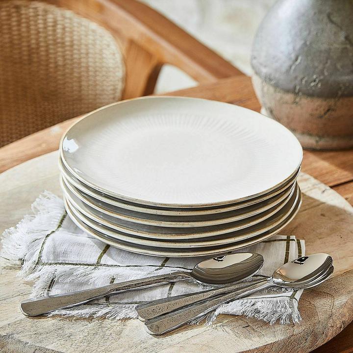 Produktbild Loberon Dessertteller 6er Set Périers beige (6 Stück)
