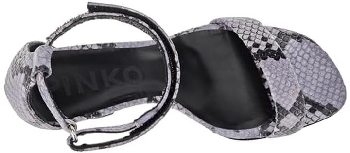 Produktbild Pinko Beethoven ZY1 Sandalen aus Leder mit Druck und Blockabsatz (40)