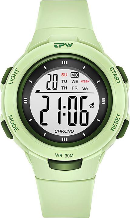 Produktbild VR Shinecon Kinderuhr Digitalanzeige, Modell Exia Wassergrün (Digitaluhr, 35 mm)