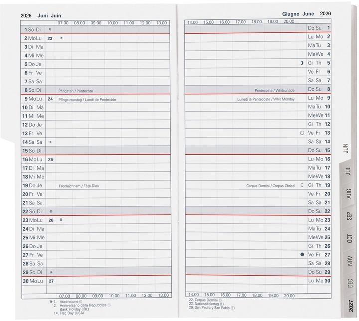 Immagine prodotto Biella Planning Luzern Colorful all in one (1 giorno / 2 pagine)