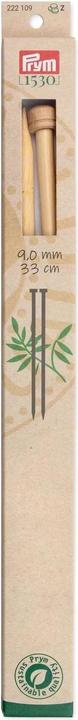 Produktbild Prym Stricknadeln BAMBUS 9.00 mm, 33 cm