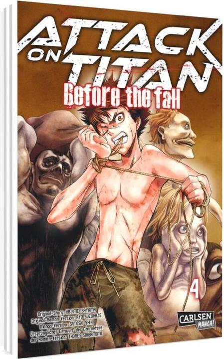 Produktbild Attack on Titan - Before the Fall, Band 4 (Deutsch, Hajime Isayama, 2016)