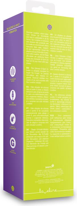 Actual product image Shots Silicone G-Spot Vibrator