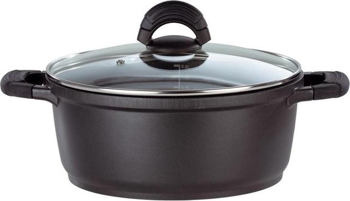 Produktbild GSW Kochtopf Aluguss mit Deckel Silcoguss Ø 24 cm (Kochtopf, Aluminiumguss)