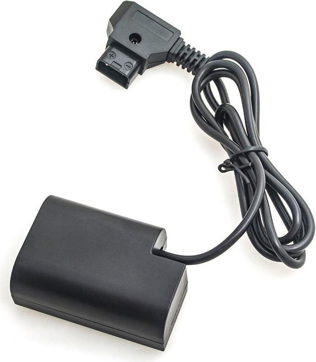 Produktbild Caruba Panasonic DMW DCC12 Volldecodierung Dummy Batterie + D TAP B Type Port (gerades Kabel) (Kamera Akku)