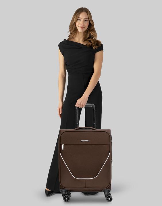 Immagine prodotto Stratic taska 4-Rollen Kabinentrolley S 55 cm mit Dehnfalte (41 l)