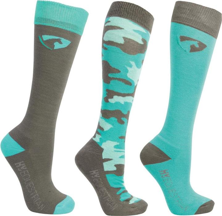 Actual product image Hy Fashion Childrens/Kids Socks (Pack of 3) (pack of 3, 31 - 37)