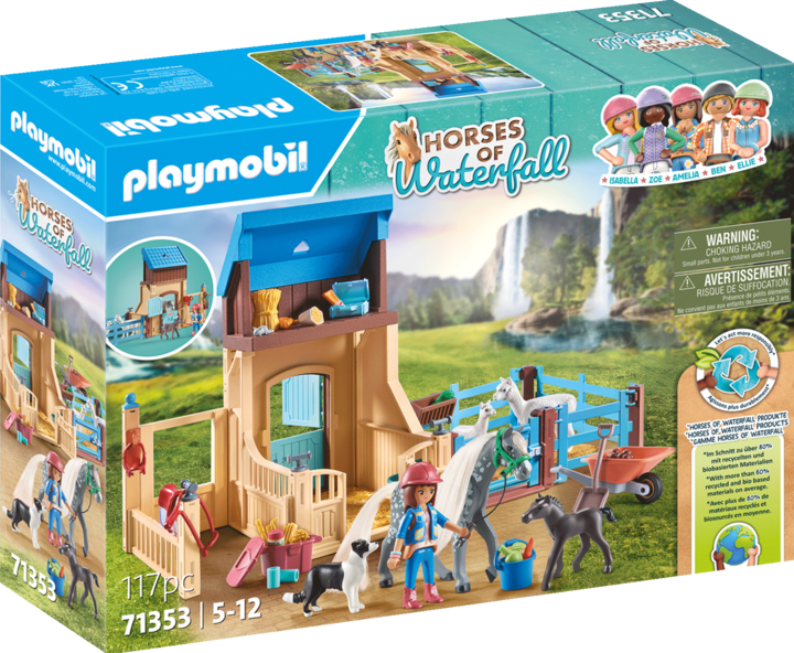 Actual product image Playmobil Amelia & Whisper with horse box (71353, Playmobil Horses of Waterfall)