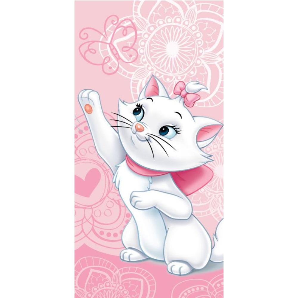 Disney Interactive Studios, Strandtuch, Marie Badetuch (70 x 140 cm)