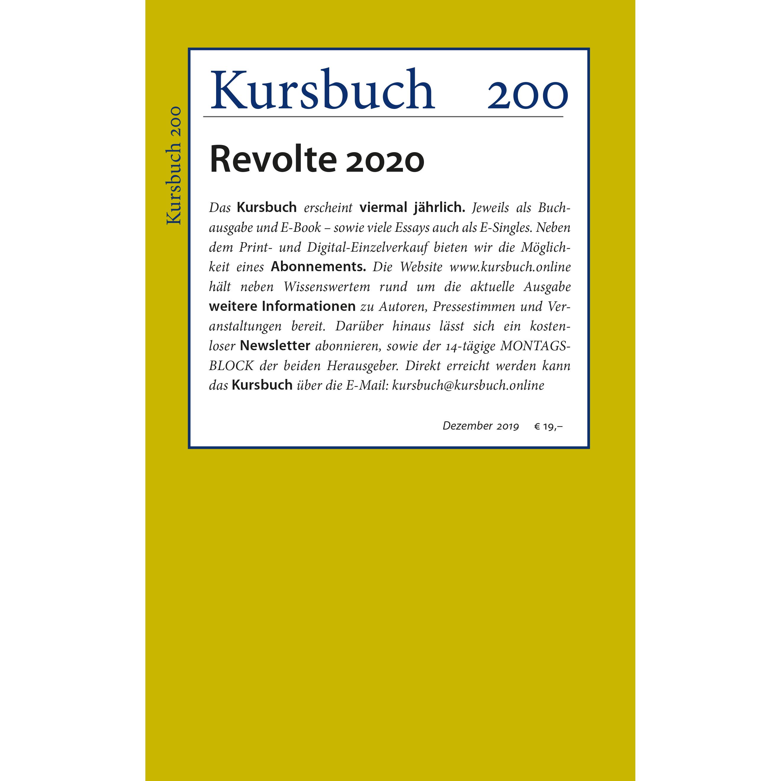 Kursbuch 200, Fachbücher von Peter Nassehi Felixberger
