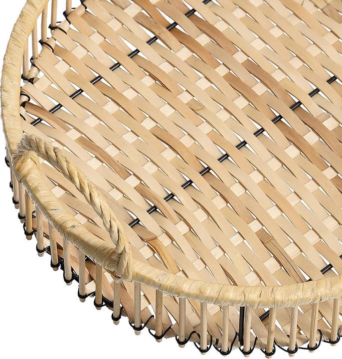 Actual product image Zeller Present Decorative tray 'Rattan