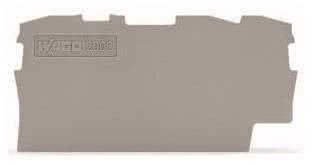 Produktbild Wago END PLATE FOR TERMINALS 3 X 2,5 MM2 GREY (Diverse)