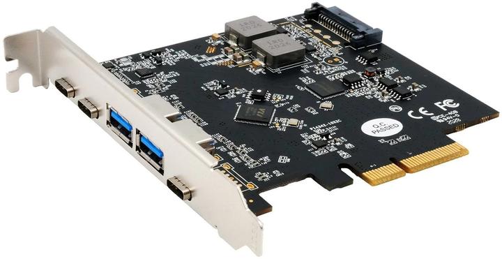 Exsys GmbH USB 3.2 Gen2 PCIe (x2) Karte mit 5 Ports ( 2A+3C Anschlüsse)
