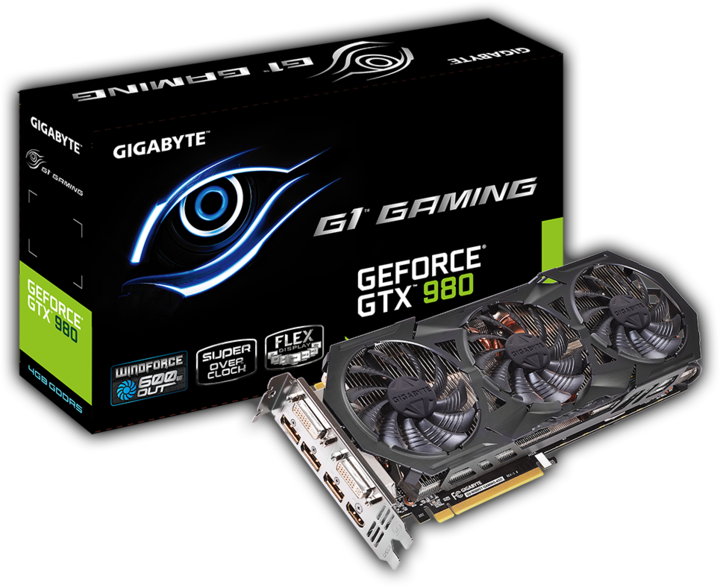 Produktbild Gigabyte GeForce GTX 980 G1 Gaming Windforce 3X (4 GB)