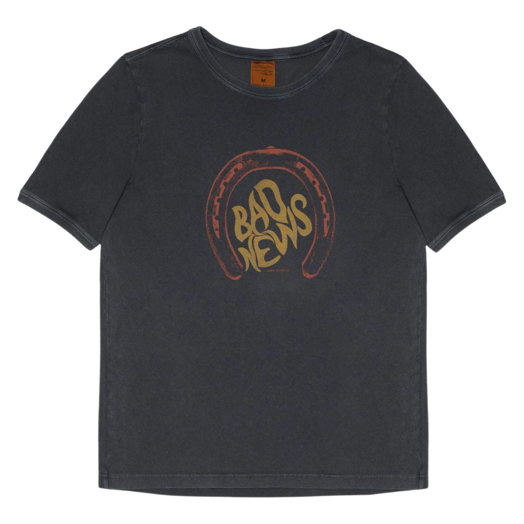 Nudie Jeans, Herren, Shirts, Ricky Bad News, Grau, (S)