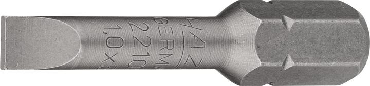 Actual product image HAZET Bit 2210-9 ∙ Hexagon, solid 8 (5/16 inches) ∙ Slot profile ∙ 1 x 5.5 mm (5.5 mm)