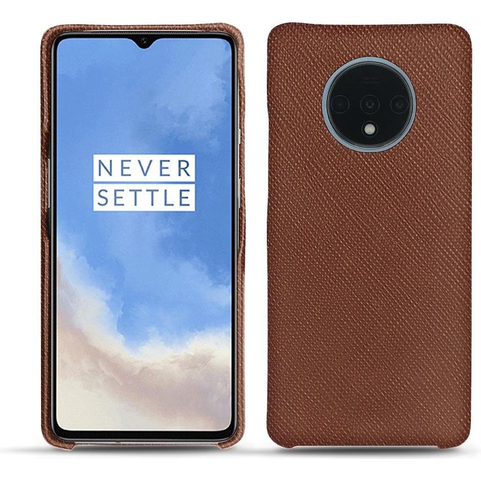 Noreve Lederschutzhülle (OnePlus 7T), Smartphone Hülle, Braun