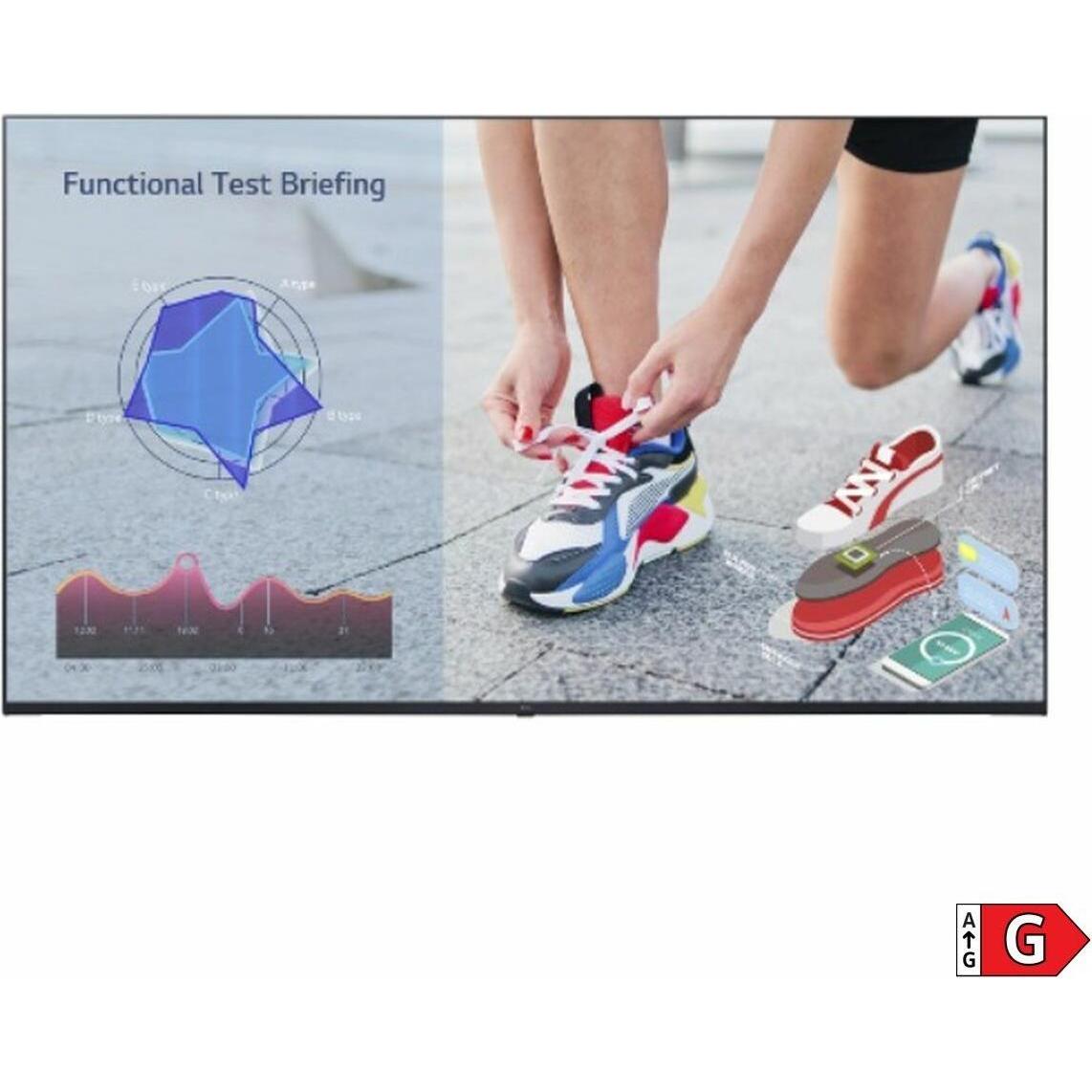 LG Prof. Display 55UL3J-M (3840 x 2160 Pixel, 55"), Digital Signage, Schwarz