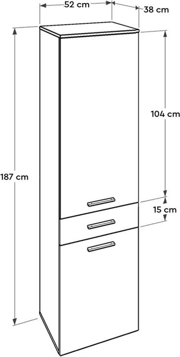 Image du produit Kalune Design Judson (52 x 38 x 187 cm)