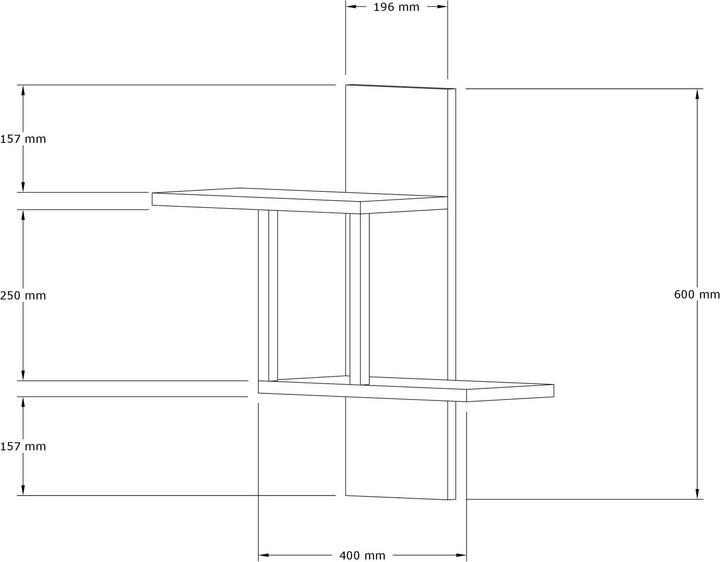Image du produit Kalune Design Edith (40 x 20 x 60 cm)