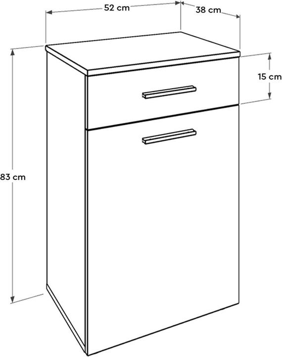 Produktbild Kalune Design Judson (52 x 38 x 83 cm)