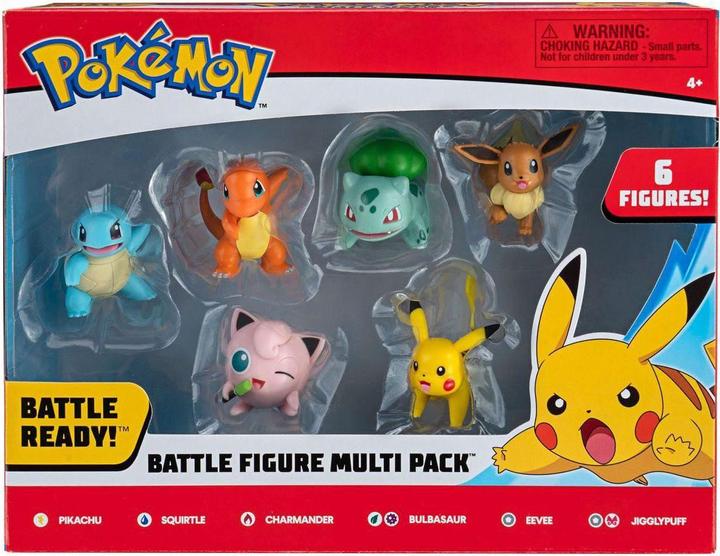 Image du produit Bandai Pack 6 Figurines Pokemon