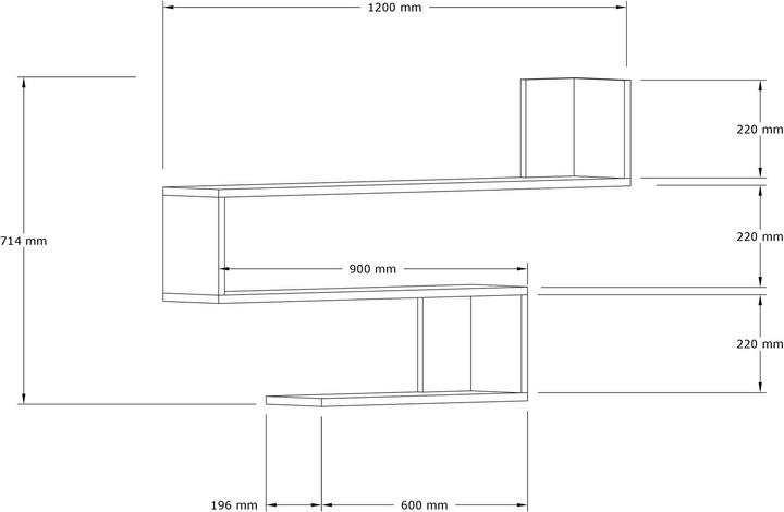 Immagine prodotto Kalune Design Franklin (120 x 20 x 71 cm)
