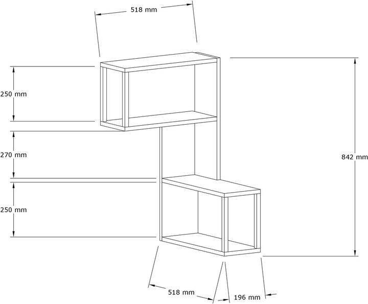 Produktbild Kalune Design Chandler (84 x 20 x 52 cm)