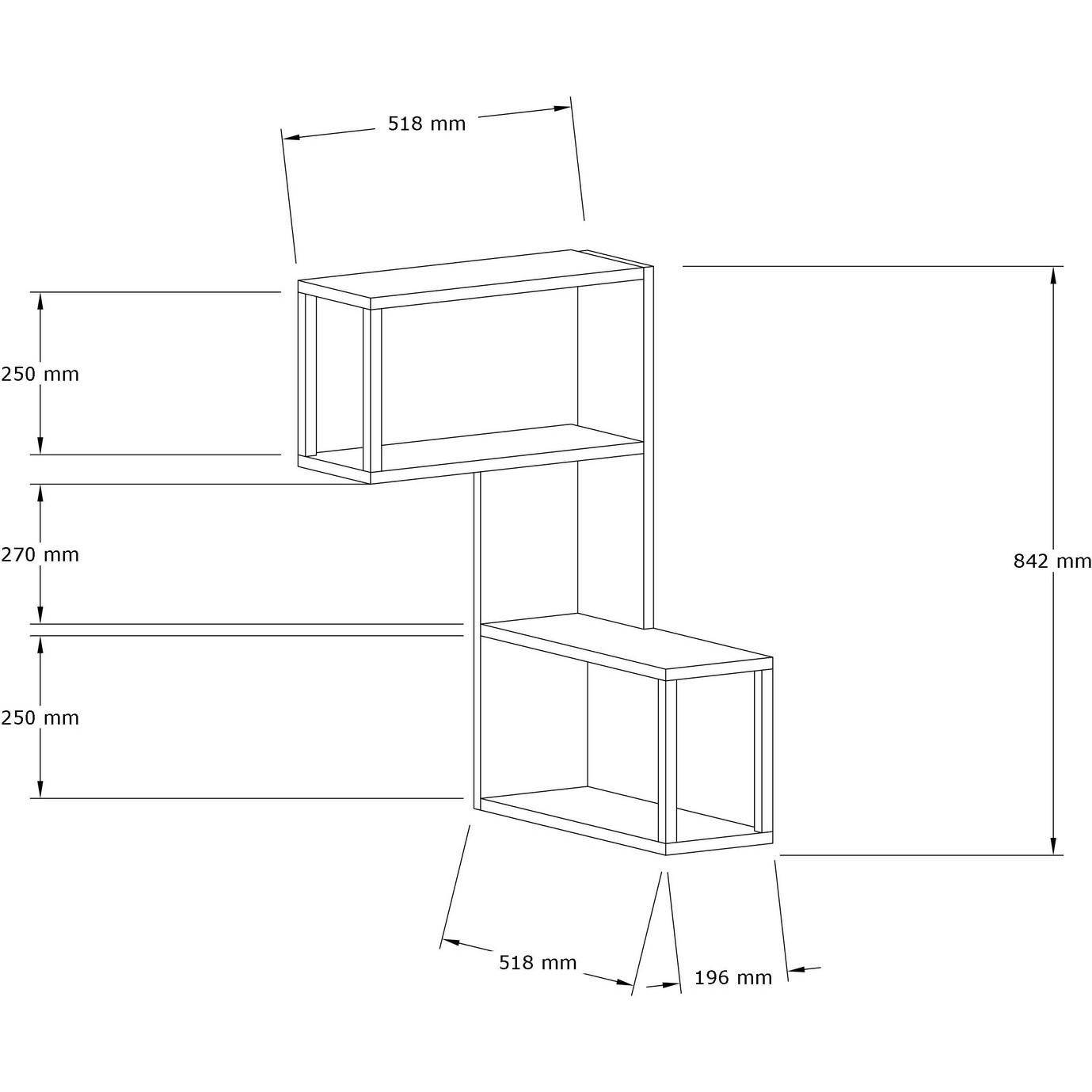 Thumbnail - Kalune Design, Regal, Chandler (84 x 20 x 52 cm)