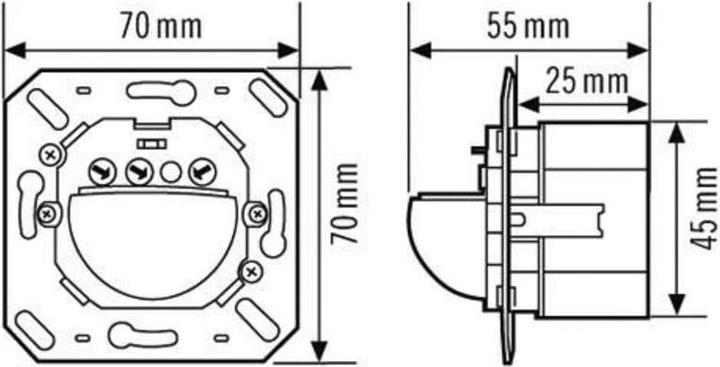 Produktbild Esylux Bewegungsmelder MD 180i/R (16 m)