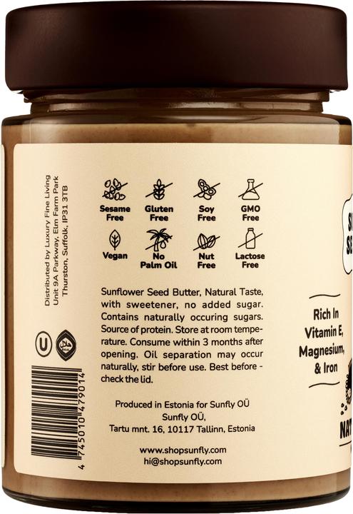 Actual product image Sunfly Sunflower seed butter (330 g)