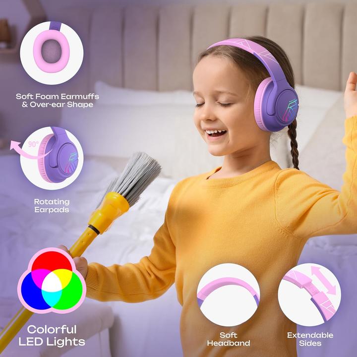 Produktbild PowerLocus Bobo Bluetooth-Kopfhörer für Kinder