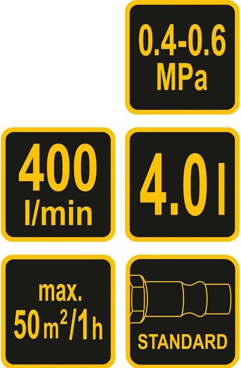 Actual product image Vorel Compressed air wall plastering machine