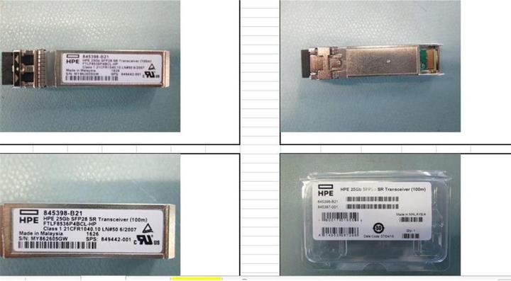 Immagine prodotto HPE Ricetrasmettitore Sps 25gb Sfp28