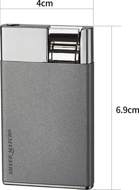 Actual product image Silver Match Storm lighter Oslo
