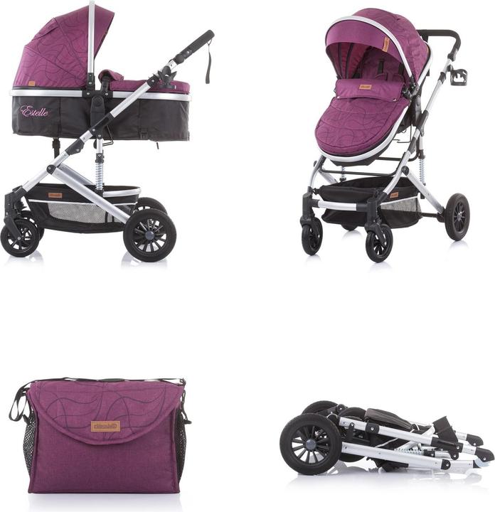 Actual product image Chipolino Combi stroller 2in1 Estelle (0 Months - 3 years)