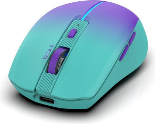 Actual product image Inca Mouse IWM-511RM Blt+Wrls RGB colour base colour blue (Wireless)