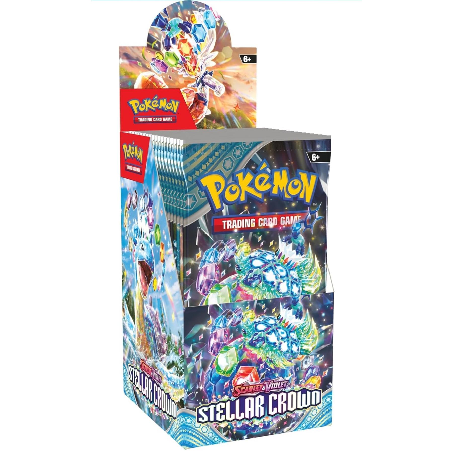 Pokémon TCG: Scarlet & Violet Stellar Crown Booster Display (18) - EN (Inglese, Display del booster)