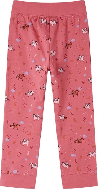 Produktbild VidaXL Kinderpyjama mit Langen Ärmeln Altrosa 128,Material: 95 (128)