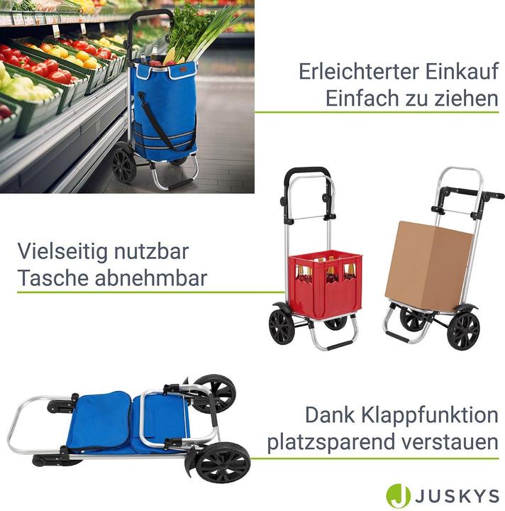 Produktbild Juskys 3in1 Einkaufstrolley