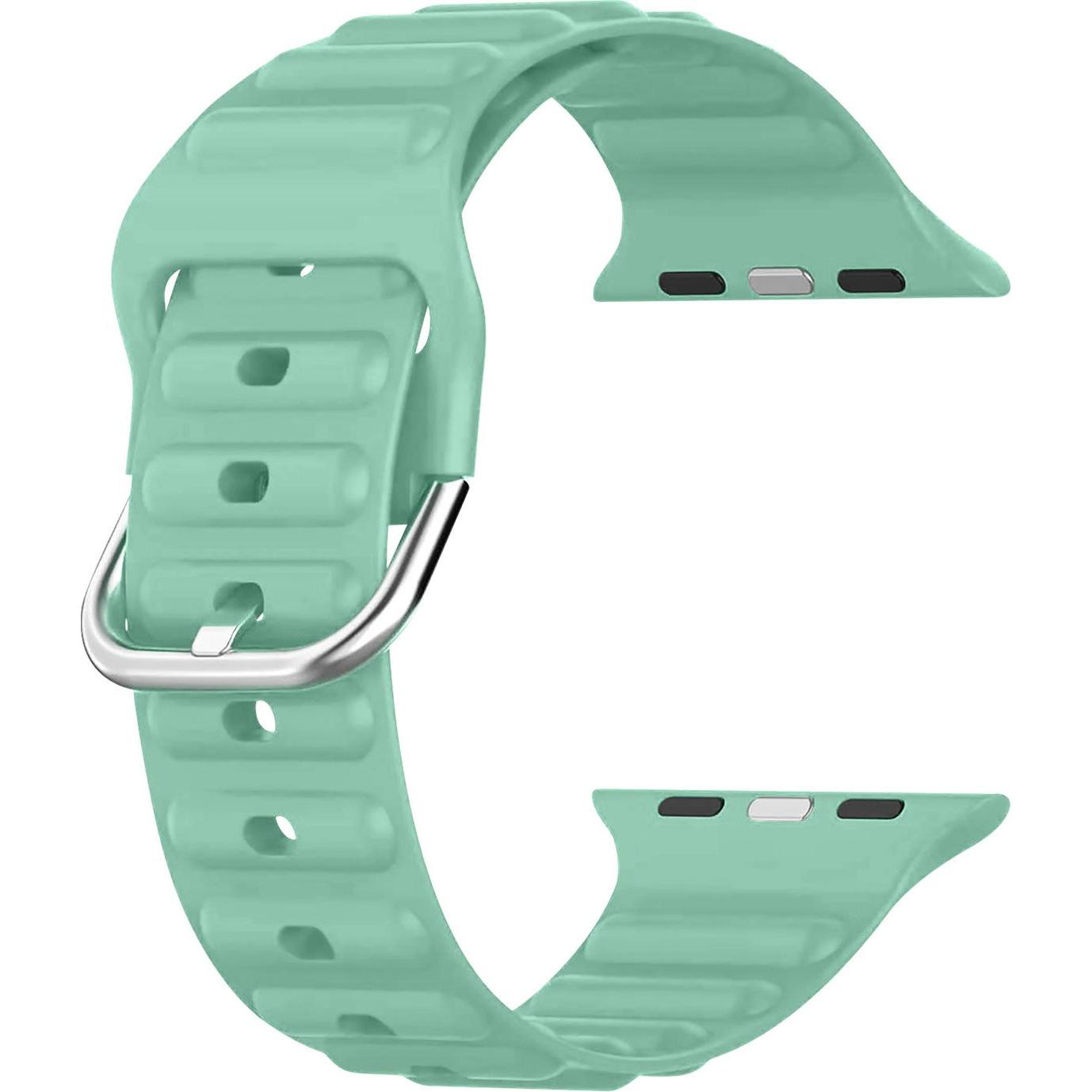 Thumbnail - Avizar Ersatzarmband (Silikon, Apple Watch Series 7, Apple Watch Series 8, Apple Watch Series 6), Uhrenarmband, Blau