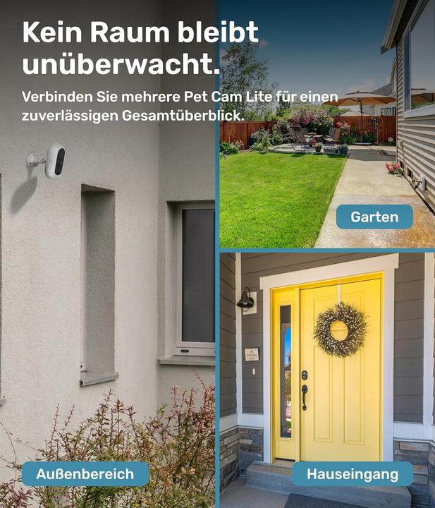 Produktbild PetTec Outdoor Haustierkamera mit 2-Wege-Audio