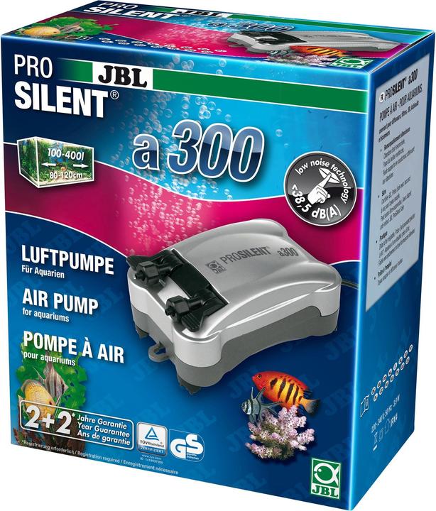 Produktbild JBL Aquaristik und Terraristik Luftpumpe ProSilent a300