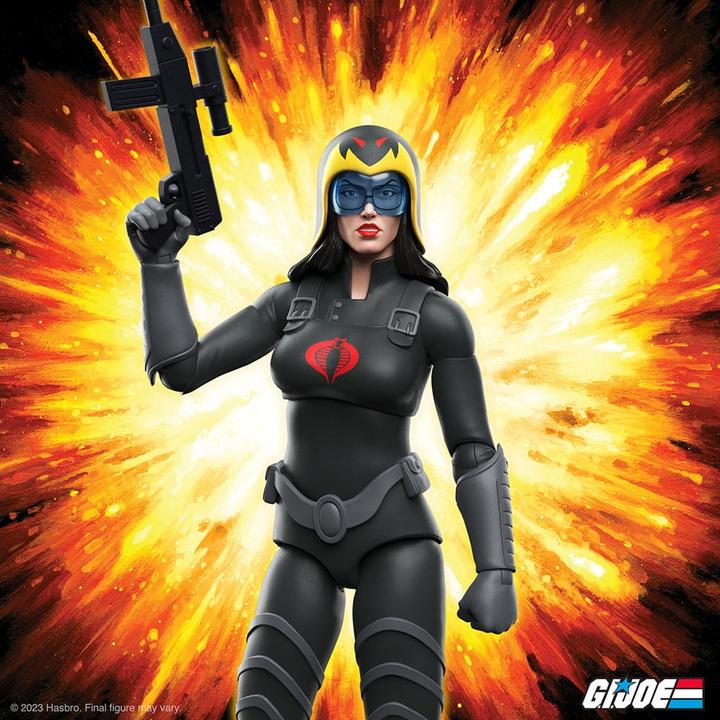 Produktbild Super7 G.I. Joe figurine Ultimates Baroness (Black Suit) 18 cm